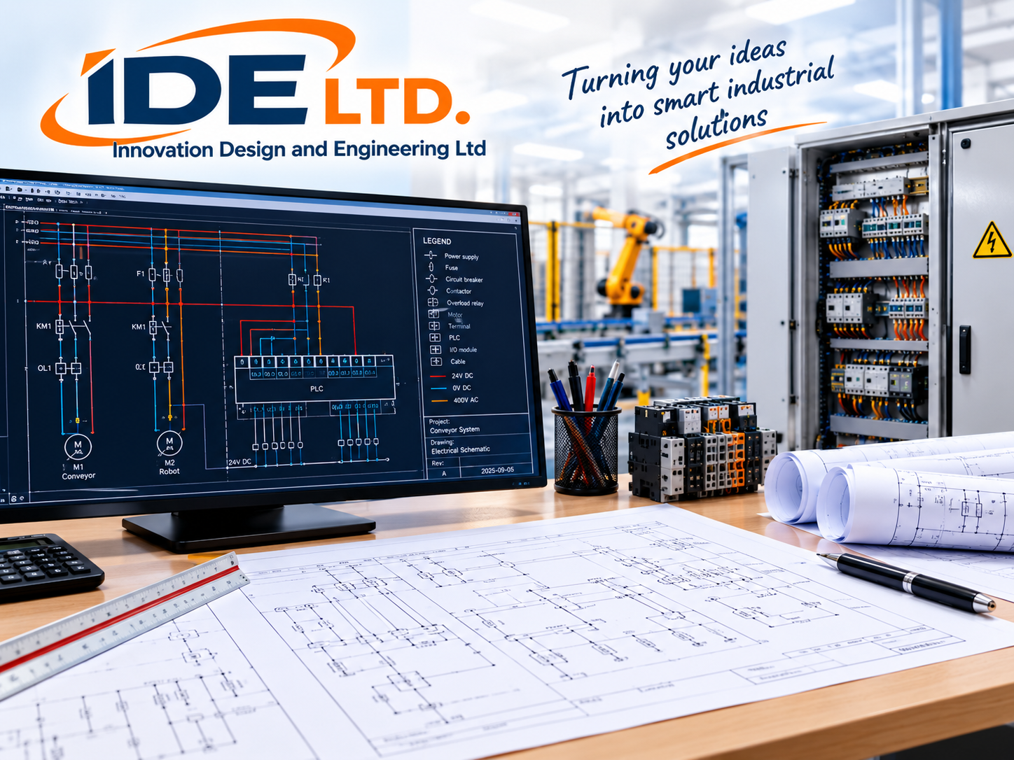 Electrical schematic drawing